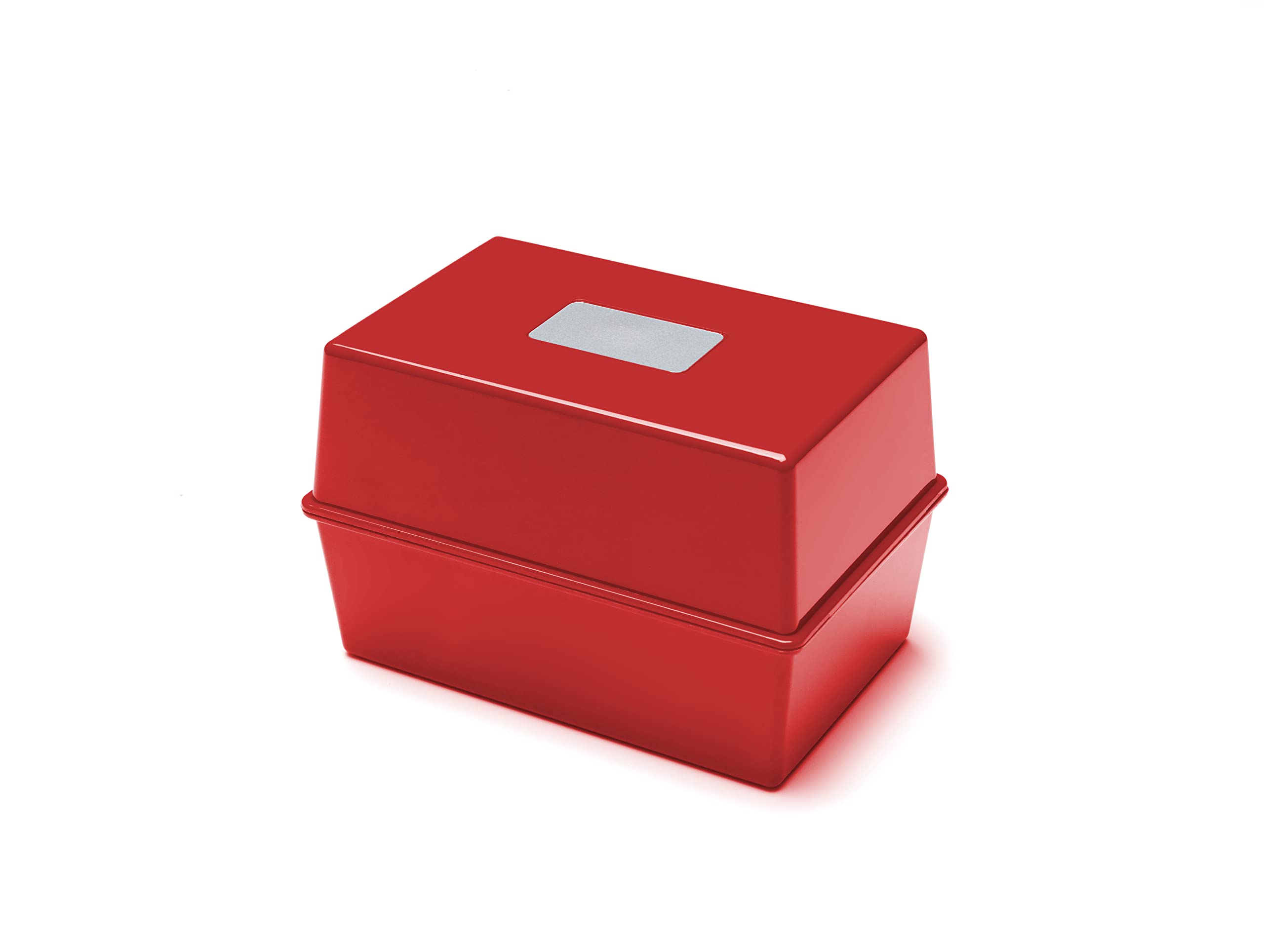 Deflecto® 8" x 5" Card Index Box Red - Pack of 6 — image 1