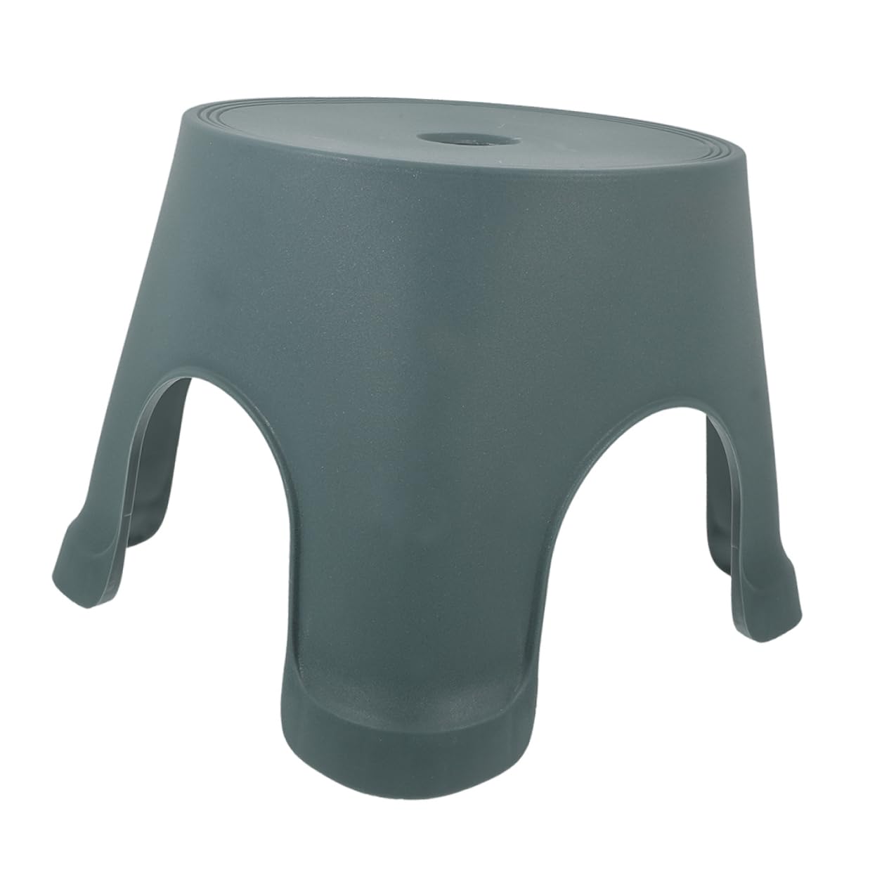 SOLUSTRE Non Slip Bathroom Step Stool Plastic Toilet Foot Stool for Adults Lightweight and Practical Design for Safe Use Bathroom and Living Spaces