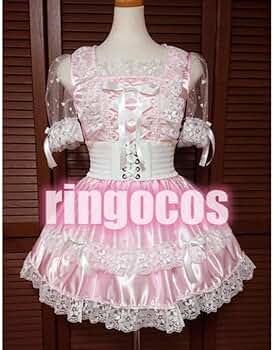 編み上げリボンロリータ セール】9C35 はしごレース 編み上げ 黒レースアップ リボン