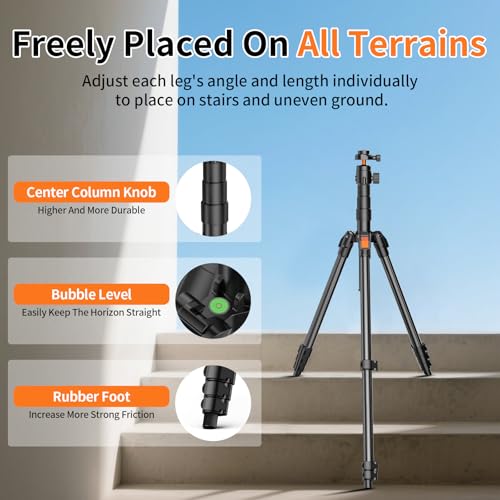 XXZU 71-inch Camera Tripod