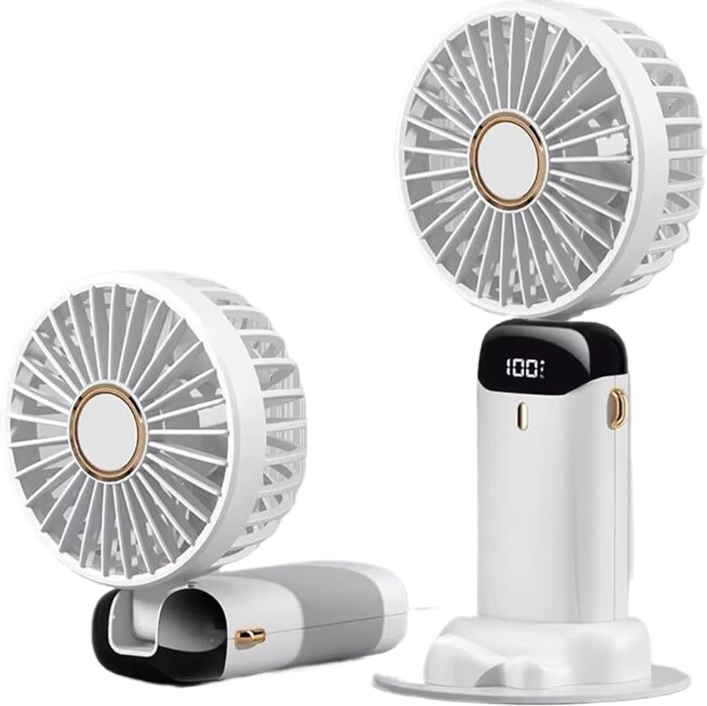 Mini ventilateur de bureau portable USB pour rester au frais en extérieur et au travail