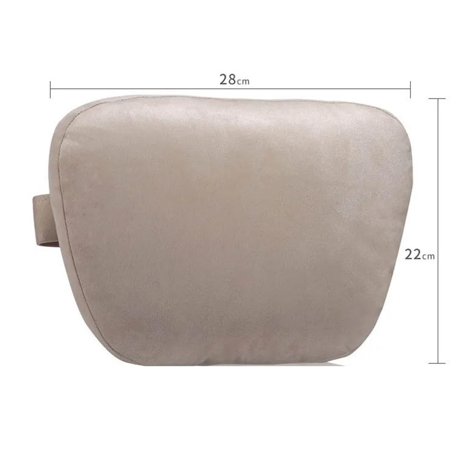 2pcs Car Headrest Neck Support Seat Design S Class Soft Adjustable Car Pillow Neck Rest Cushion (Color : Beige 2Pcs)