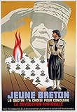 Jeune Breton Revolución Nacional Ejército Reproducción, póster, tamaño 50 x 70 cm, papel 300 g, venta del archivo digital HD, posible, consulta (tienda: póster vintage.FR)