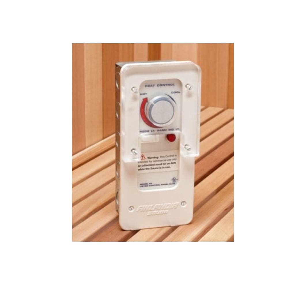 Finlandia Harvia Clear Acrylic Thermostat Cover Encases Dial for F-1T, F-2T & F-2 Sauna Equipment