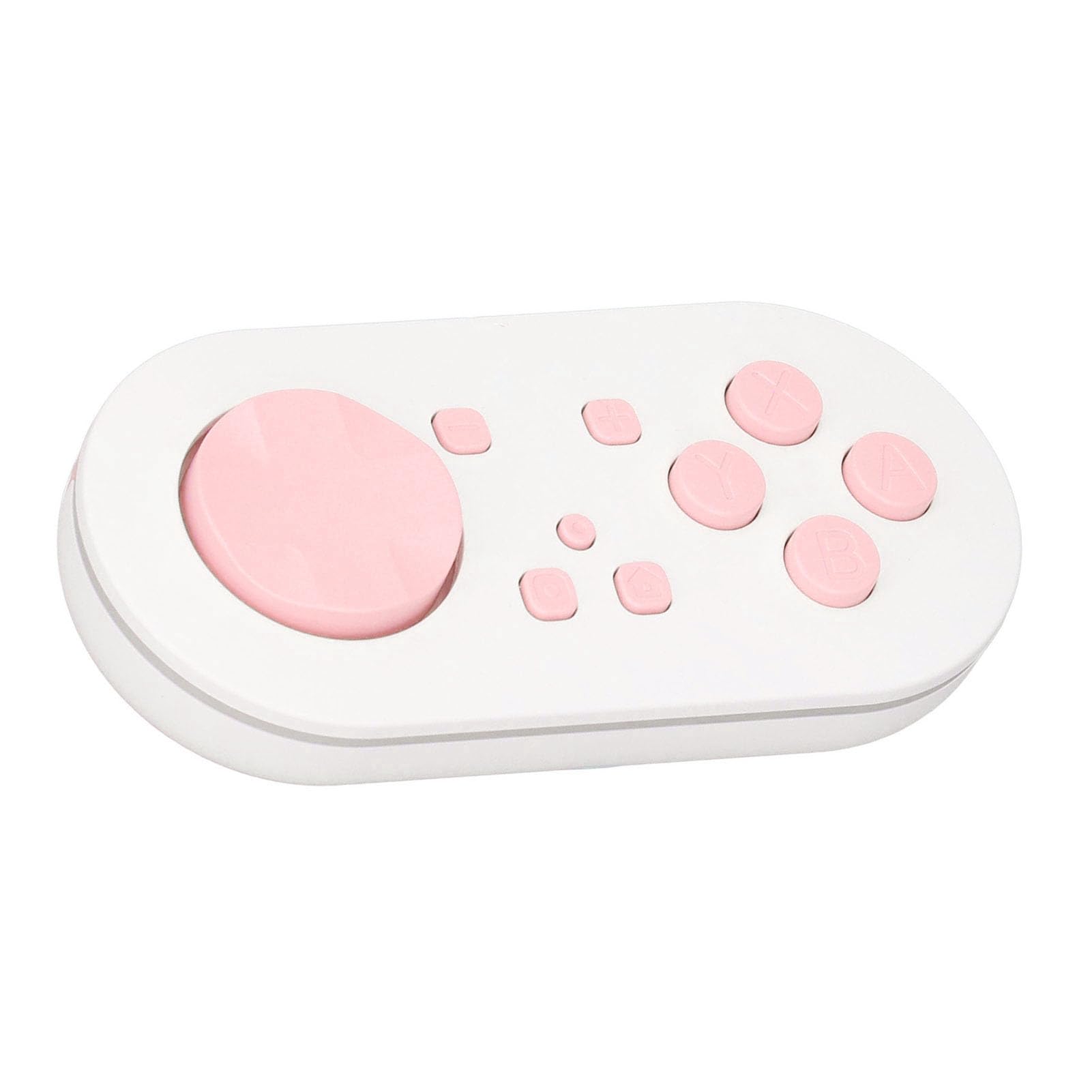 Blue Tooth Key Chain,Wire Less Blue Tooth Controller for Anki App Gamepad Sized Portable Compact Controller with Cable and Strap for Switch (Roseate)