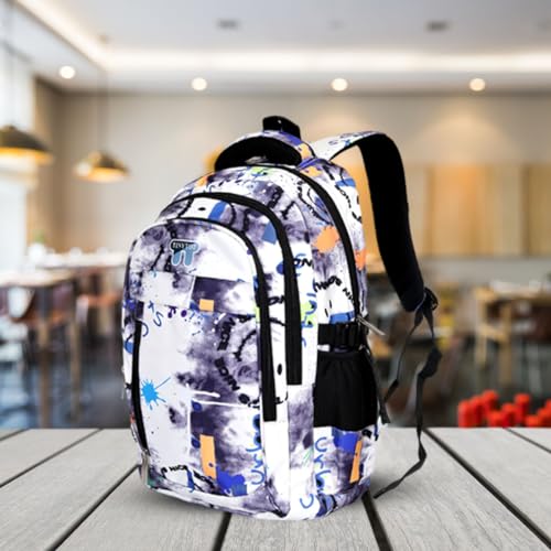 Image of Tinytot 30Litre School Bag Water-Resistant Laptop& Travel Backpack - Unisex Large 19 Inches Multipurpose Travel Backpack for Boys & Girls, Men & Women- Ideal for College and School and office Use