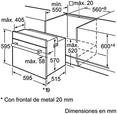 Bosch HBA21B250E - Horno Multifunción Hba21B250E Con Programador Mecánico  De Paro De Cocción : Amazon.es: Hogar y cocina