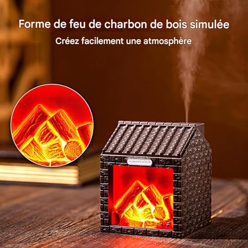 Difusor de aire con efecto llama de chimenea para crear un oasis de calma en tu casa 3