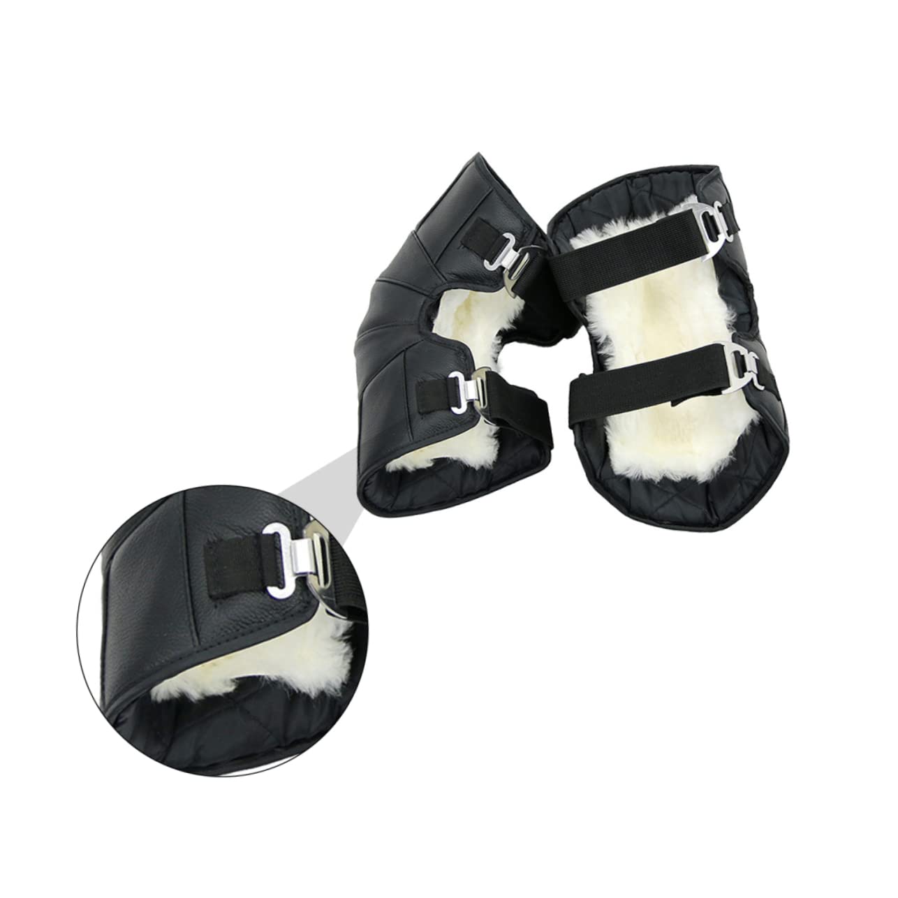 BRIGHTFUFU 1 Pair Knee Pads Safety Kneecaps Winter Outdoor Kneecaps for Electric Scooter Bike Riding