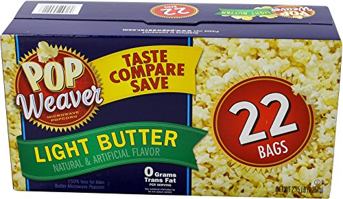 Pop Weaver Light Butter Popcorn, 2.75 lbs