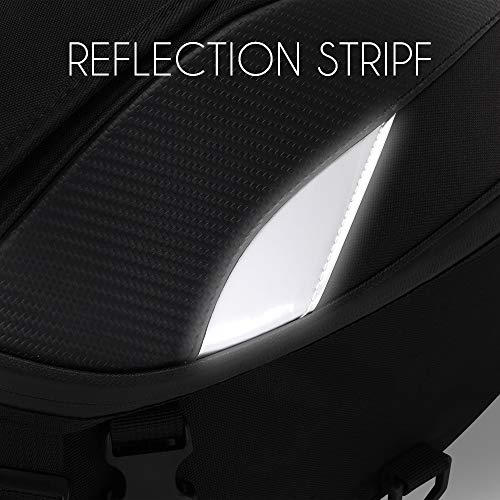 Motorcycle Seat Bag Tail Bag - Dual Use Motorcycle Backpack Waterproof Luggage Bags Motorbike Helmet Bag Storage Bags