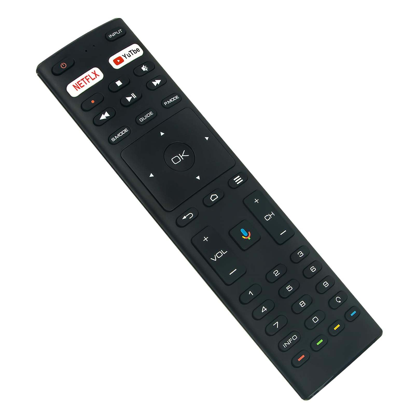 RM-C3363 Replace Voice Remote Control Compatible with JVC Android Smart TV LED Display LT-32KB208 LT-50KB608 LT-42KB408 LT-39KB195 LT-58KB618 LT-