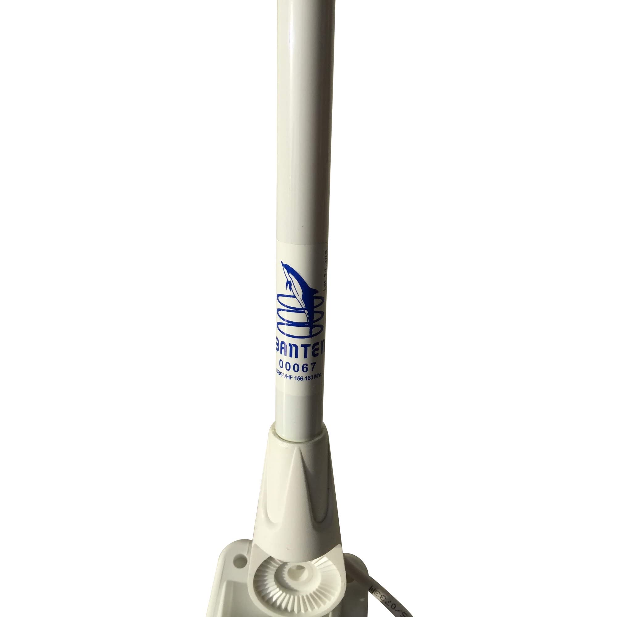 Antena VHF SPARK C-67 para embarcaciones blanco conector PL