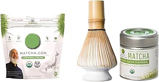 Matcha Kari 20g Ceremonial Matcha + Mini Matcha Tea Sets in White