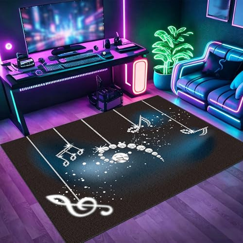 Tapis de chaise gaming 90x140cm anti-bruit et lavable