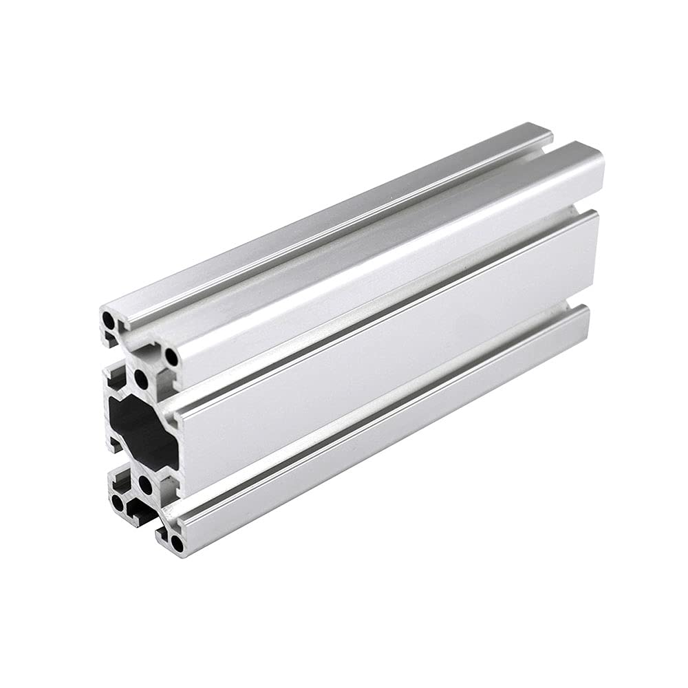 GTPBAO Profilo in alluminio 4080 Standard europeo 40x80mm Telaio for estrusione anodizzata for espositori e strutture for attrezzature Binario estruso(900mm long)