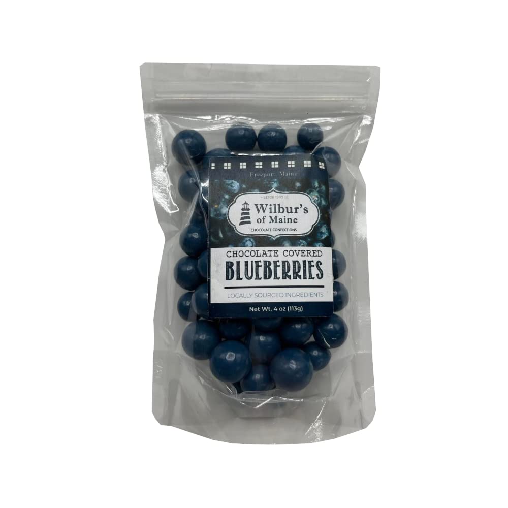 Chocolate Covered Blueberries - 4oz bag - Made in Maine