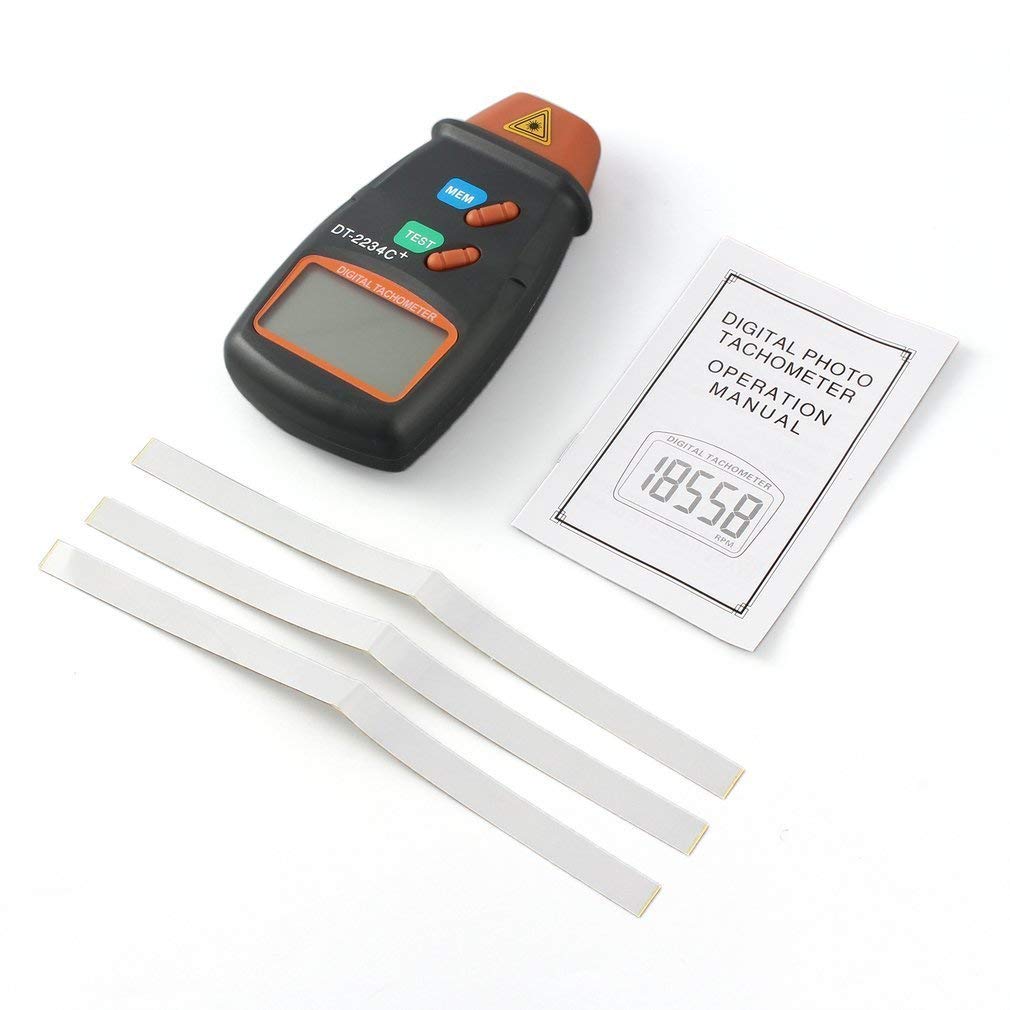 Contagiri Digitale Laser Senza Contatto - Campo Di Misura 2.5RPM/MIN ~ 99.999RPM/MIN