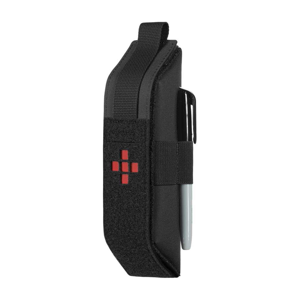 M-Tac Taktische Tourniquet-Tasche – geschlossene MOLLE-Pouch für Erste-Hilfe, Cordura Squadron, Laser Cut, kompakt, langlebig, ideal für Militär, Outdoor, Airsoft & Rettungseinsätze, Black