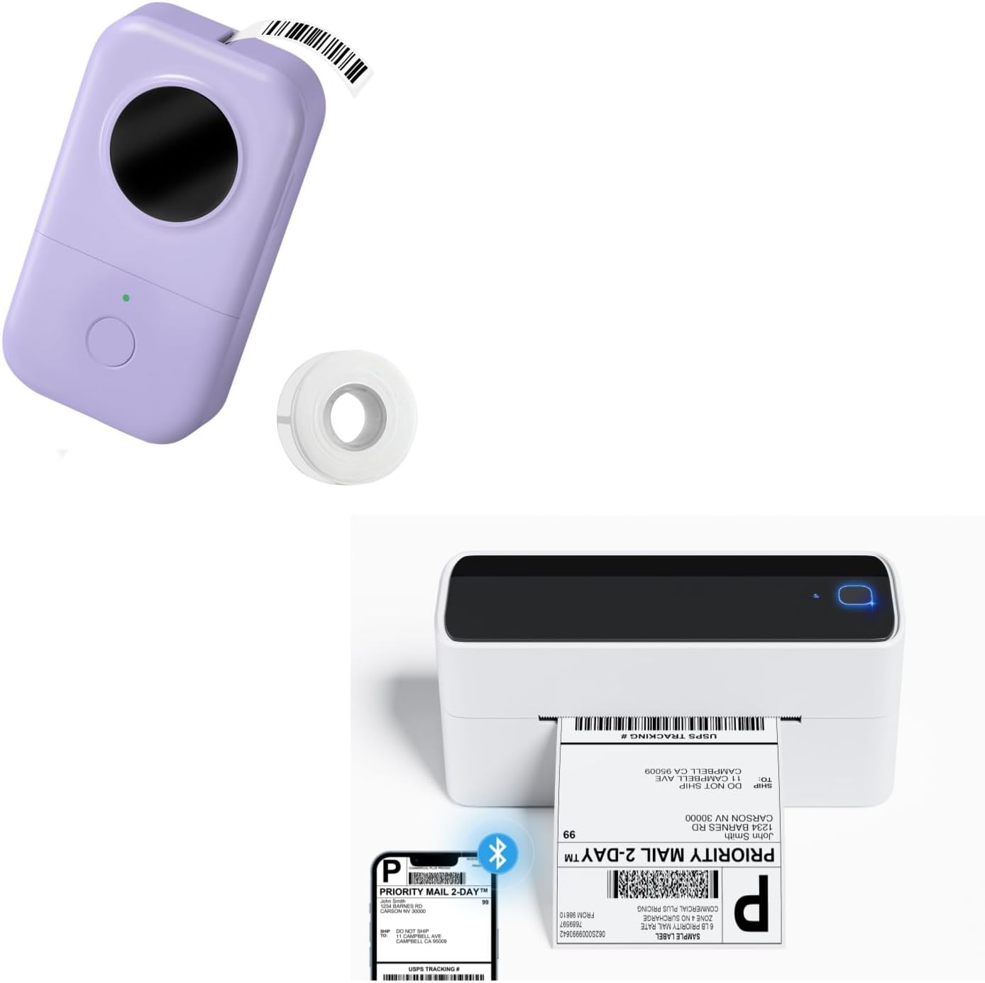 Phomemo D30 Label Makers & Bluetooth Thermal 4x6 Shipping