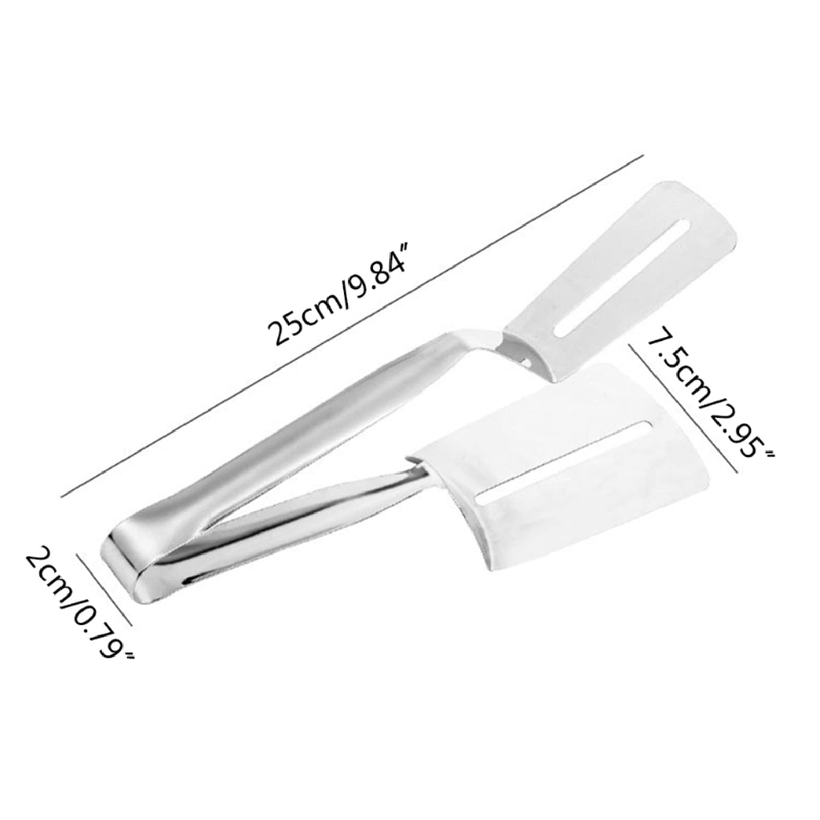 Mini pinze for barbecue Spatola for bistecca fritta in acciaio inossidabile Morsetto for barbecue Morsetto for barbecue for pesce Morsetto for carne for pane Spatola Morsetto for ghiaccio Pinze for el