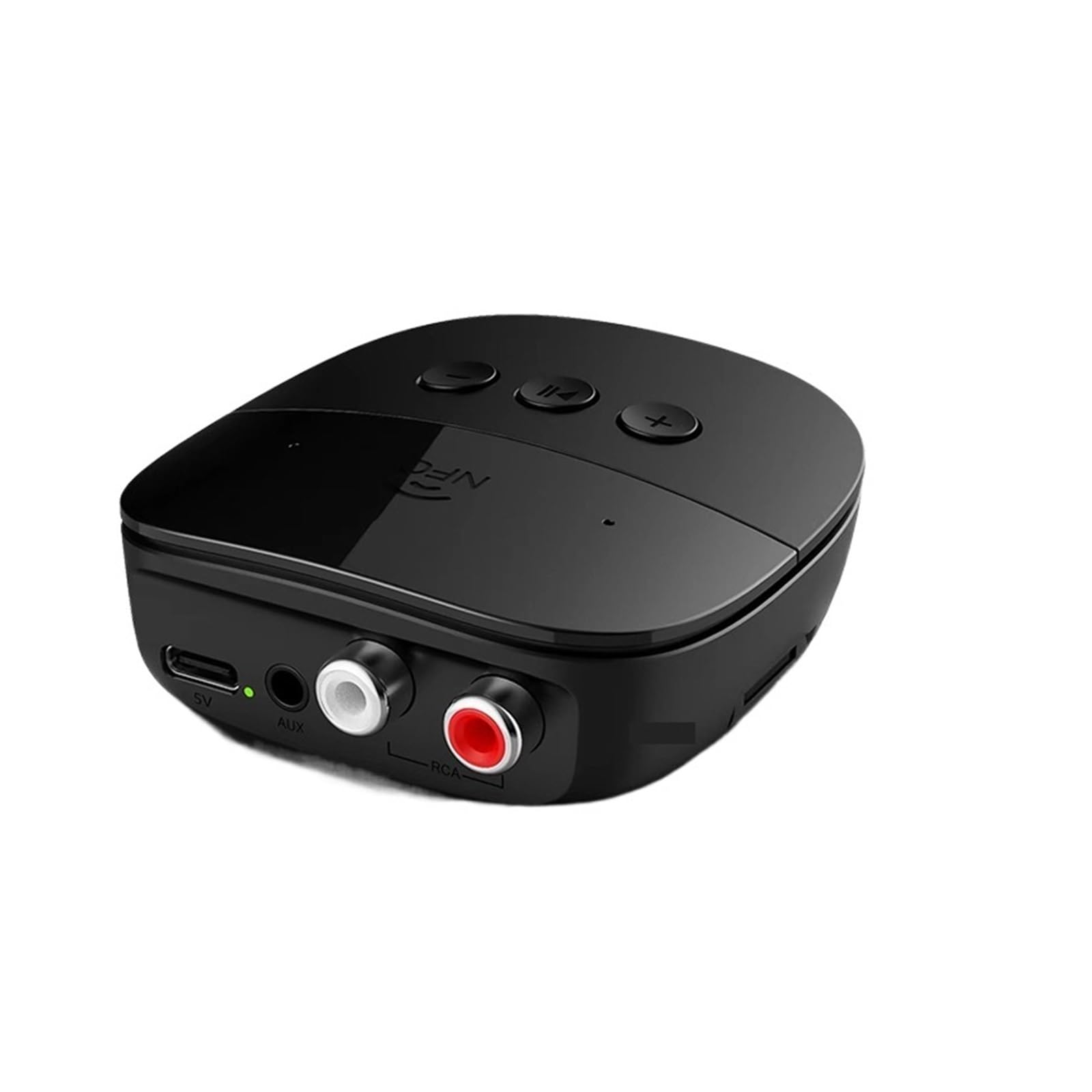 Odbiornik audio Bluetooth Bezprzewodowy adapter stereo z mikrofonem do zestawu samochodowego Wzmacniacz głośników(No Cable)