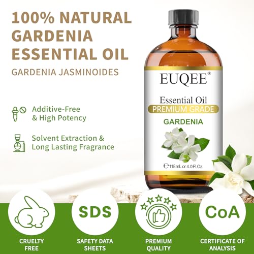 Aceite de Fragancia Vainilla Musk y Aceite Esencial Gardenia EUQEE 100ML miniatura 3
