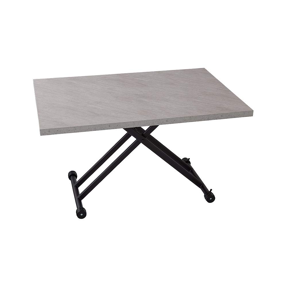 大理石調折りたたみテーブル 120cm x 80cm Amazon.co.jp: リコメン堂 昇降式テーブル 高さ調節 キャスター