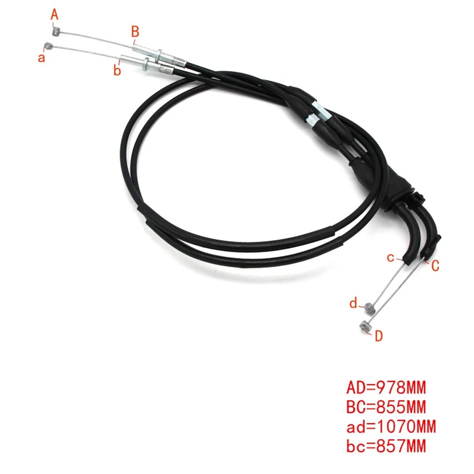Kable napędowe Pasuje Do Kawasaki ZX600 ZX6R 54012-0277 Akcesoria Motocyklowe Części Linki Przepustnicy Sprzęgła Motocykla Zestaw Motocyklowe kable napędowe