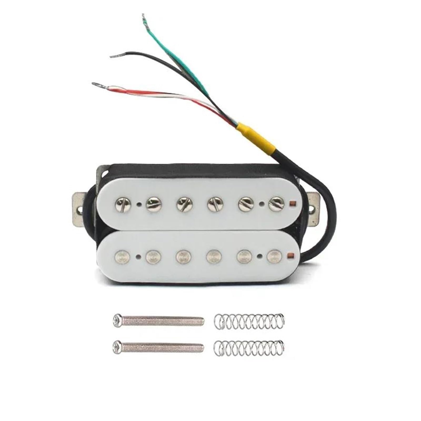 Bk Or White Alnico 2 Przetworniki Do Gitary Elektrycznej Akcesoria Do Humbuckerów(White N B)