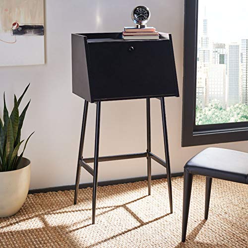 Safavieh Home Xander Modern Black Secretary Desk