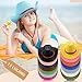 Suhine 15 Pcs Straw Cowboy Hat for Men Women Colorful Western Hat Bulk Sun Protection Large Brim Cowgirl for Summer Seaside(Fashion Style)