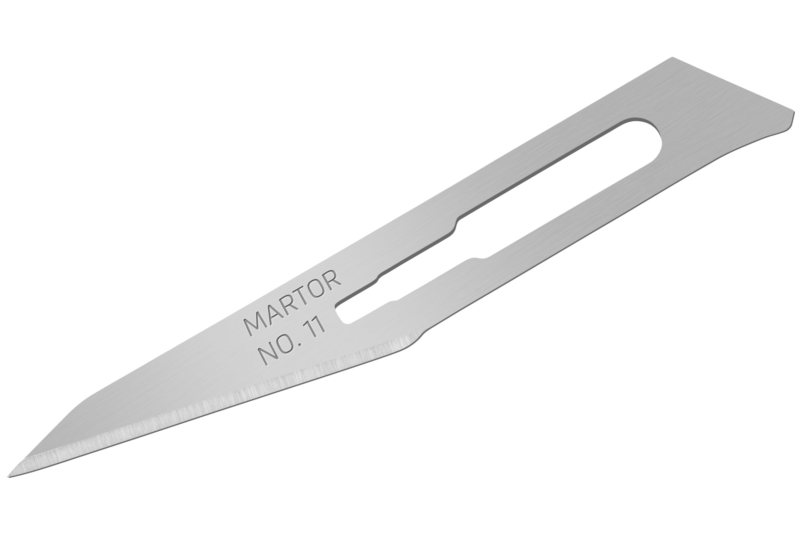 MARTOR 10 x OSTRZE SKALPELA, ostrza zamienne do noża graficznego, noża rzemieślniczego, gratownika, 5,9 mm, ostre, jednorazowego użytku, NR 11