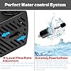 95GPH ultra-quiet small fountain pump (350L/H, 5W), 3.3-foot water pipe, adjustable flow small water pump, suitable for fish tanks, water features, pet fountains, outdoor fountain pumps #4