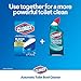 Clorox Automatic Toilet Bowl Cleaner, Bleach & Blue, Rain Clean Scent, 2.47 Ounces, 8 Pack (Packaging May Vary)
