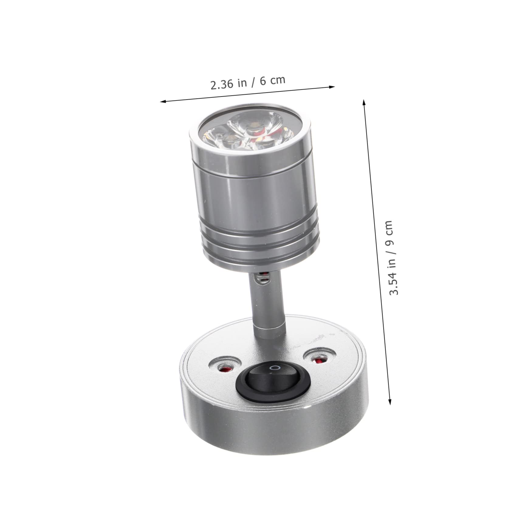 Ciieeo 3W LED Reading Spotlight Ceiling Light for Yacht Camper Saving Design for Easy Reading Durable Stylish Fixture for Interior Lighting