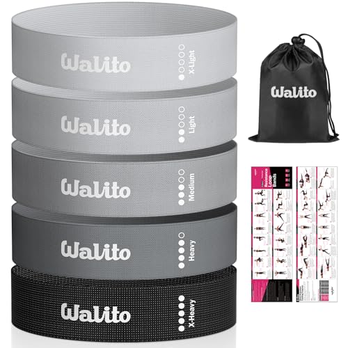 Walito Fabric Resistance Bands for Working Out,Exercise Bands for...