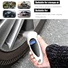 Digital Tire Pressure Gauge, 150PSI 4 Settings High Accuracy Tire Gauge with Backlit LCD and Non-Slip Grip, Easy to Read Air Pressure Gauge for Cars, Trucks and Bicycles (Silver)