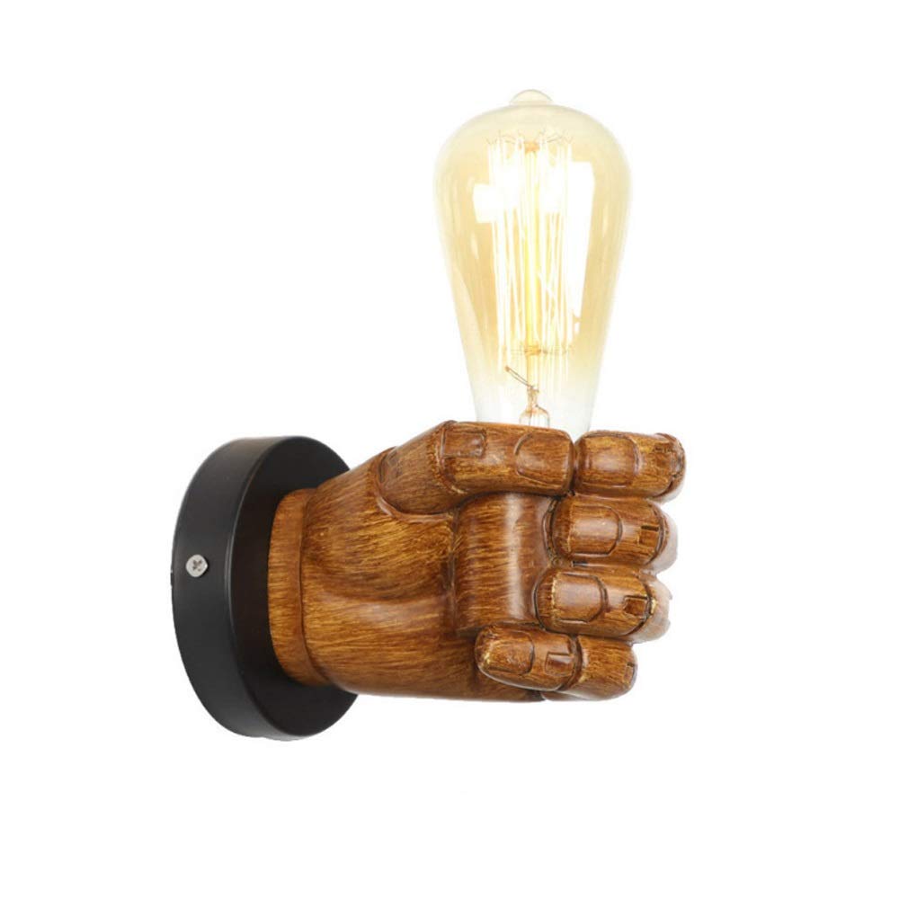 OZBMA Wall Mounted Light American Industrial Style Bar Edison Personality Lamp Retro Country Bedroom Living Room Aisle Corridor Creative Reading (Color : B)