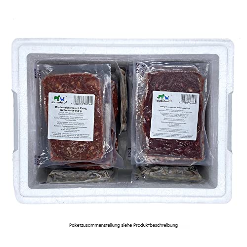 BARF Hundefutter 9 kg Paket für erwachsene Hunde von Haustierkost