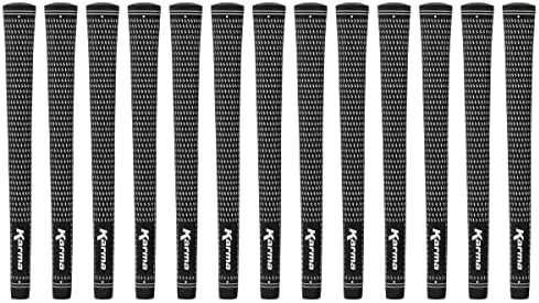 Karma Velour Black/White 13 Piece Golf Grip Bundle