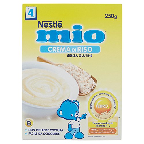 Nestlé Mio - Crema di Riso, senza Glutine, da 4