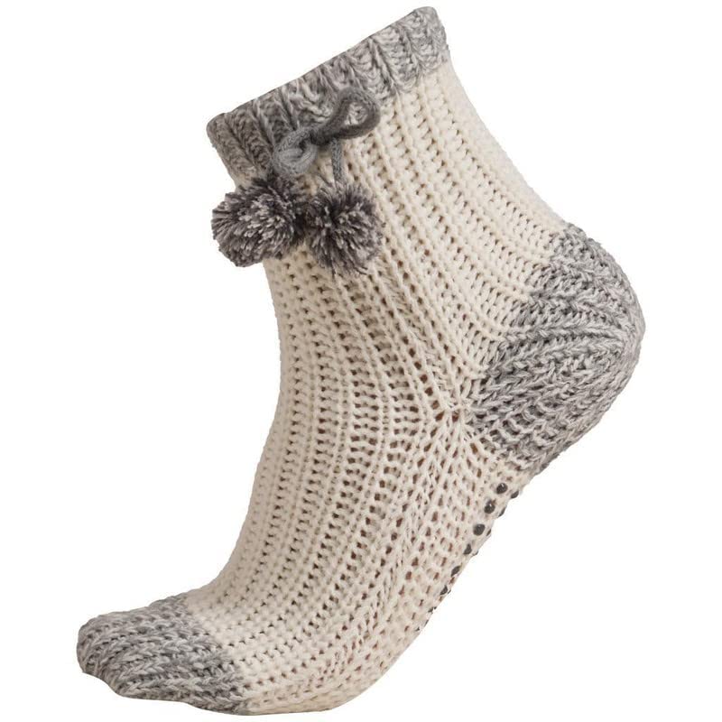 devil Women Calf Length Wool Socks Wool Socks Winter Vintage Warm Soft Thick Knit Wool- Grey (Pack of 1 Free Size)-picture-11