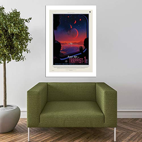 Affiche encadrée Trappist-1e NASA en impression mat archival de qualité supérieure - 7