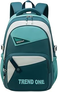 حقيبة ظهر مدرسية متينة للأطفال تتسع لأجهزة لاب توب حتى 18 بوصة - مقاومة للماء ومزودة بأحزمة كتف مبطنة للتوزيع المتساوي للوزن - مثالية للدراسة والرحلات