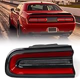 FIONE LH Outer Tail Light Compatible with Dodge Challenger 2015-2020 Rear Tail Light Brake Lamp Assembly Left Driver Side 68403955AB CH2800207