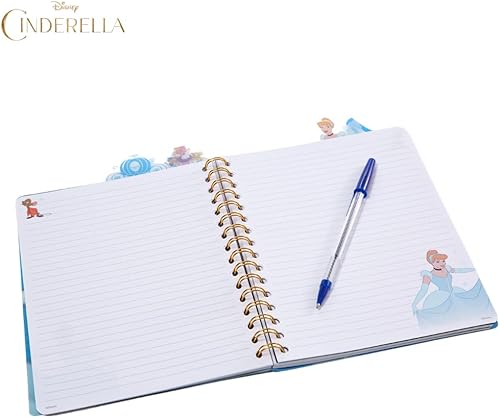 Miniatura 240 de Disney Encanto - Cuaderno con pestañas encuadernadas, encuadernado en espiral, 96 páginas a rayas, 8 x 7 pulgadas, morado