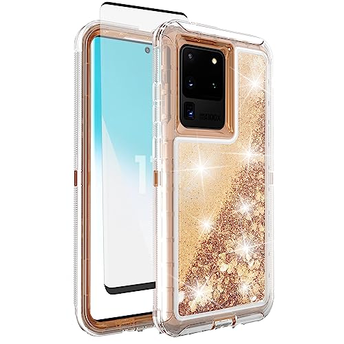 Protection Samsung Galaxy S20 Ultra 5G coque paillette transparente silicone tpu antichoc