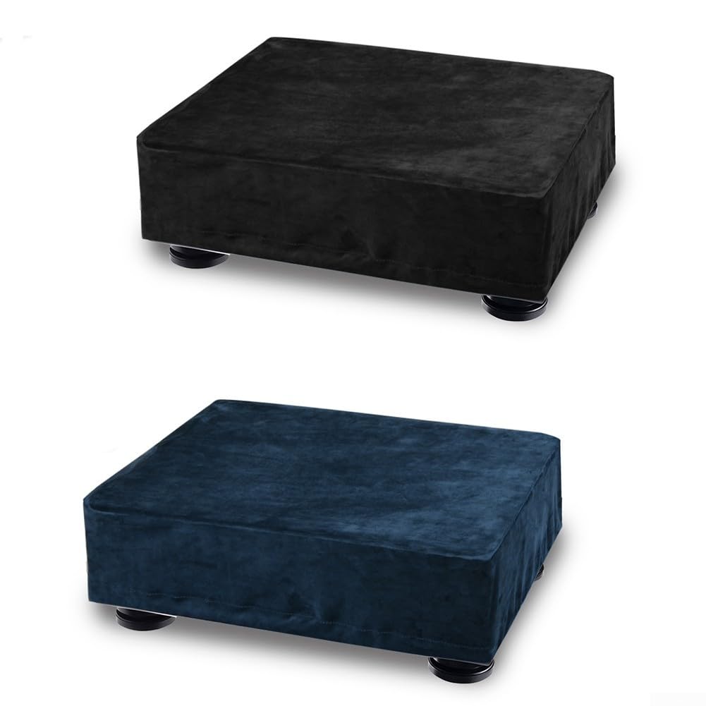 Besttoolifes Osłona przeciwpyłowa odtwarzacza płyt, odporna na zarysowania osłona ochronna 43 x 33 x 13 cm spandex wodoodporna osłona ochronna, odpowiednia do AT-LP120XUSB (czarna)
