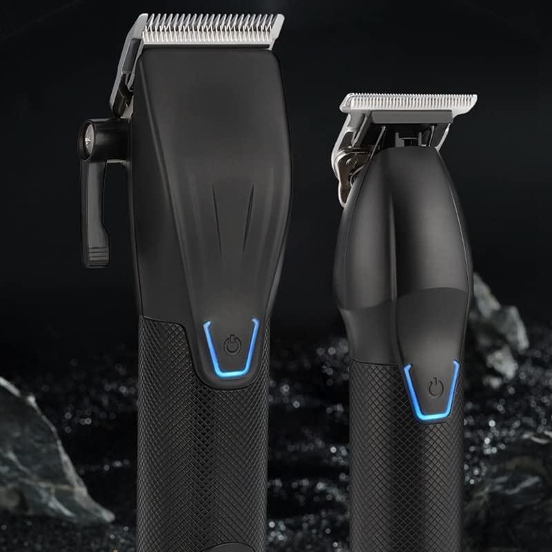 Miniatura 2 de Cortapelos para hombres, 2 piezas de cortapelos para hombres, kit profesional de corte de pelo, cortapelos de barbero inalámbrico y cortador de